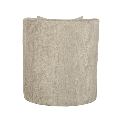 LABEL51 Fauteuil Evy - Beige Velvet - 65x65x75cm - vtwonen shop