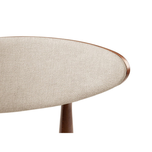 Set van 2 stoelen Rina chenille beige - 48x47.5x79cm