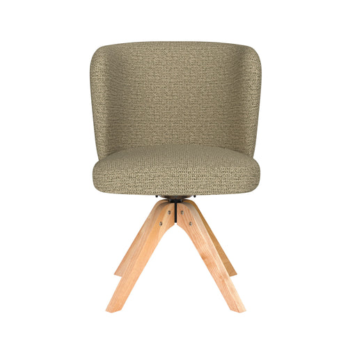 Housecraft Living Stan Eetkamerstoel Draaibaar Hout Pistache groen