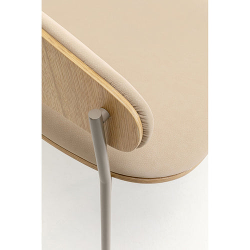 Kare Design Stoel met armleuningen Cindy eik