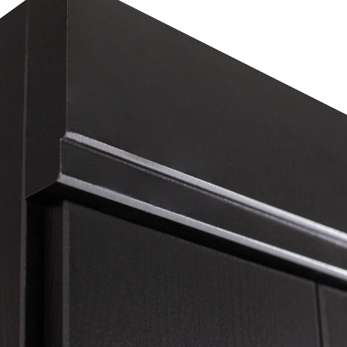 WOOOD kledingkast 2-deurs met lade Connect - Grenen - Zwart - 195x94x53 - vtwonen shop