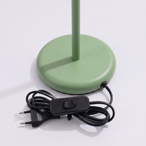 Sollux Lighting Tafellamp RAYO saliegroen - 14,5x14,5x43cm