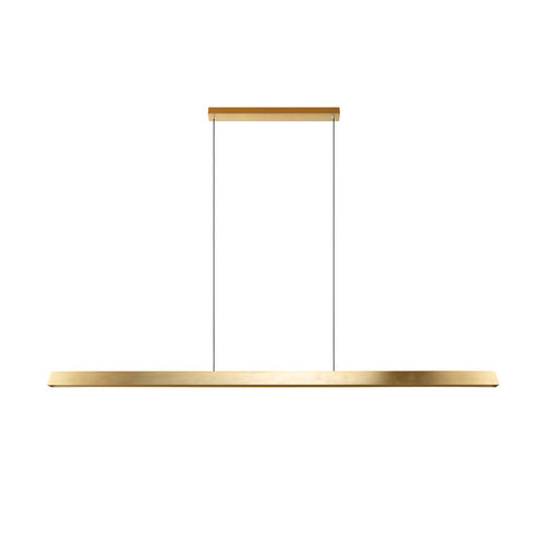 Atmooz hanglamp Jasmin 150 - antiek messing - 150 x 3 x H 170 cm - geïntegreerde led