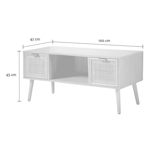 Calicosy - MIYA TV-meubel - Licht hout - 42x100x45 cm