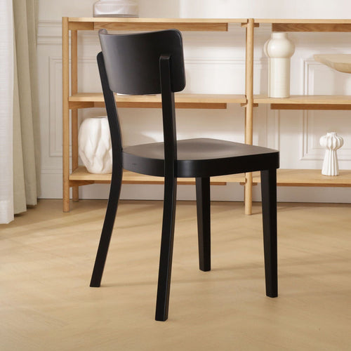 Fameg Fergus Houten Eetkamerstoel Zwart - vtwonen shop