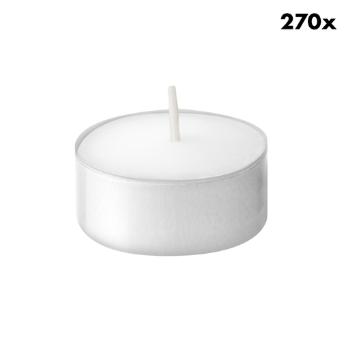 Bolsius waxinelichtjes D-Light - 270 stuks - 8 branduren - vtwonen shop