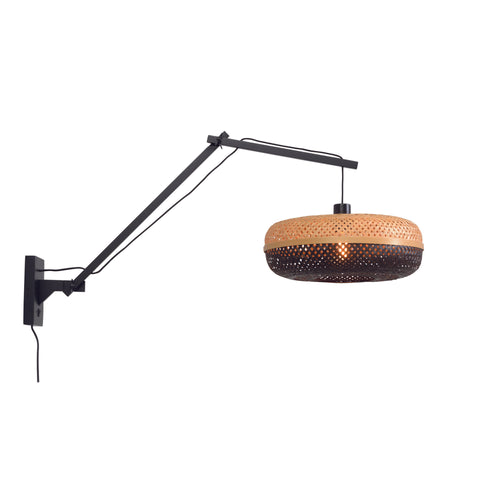 GOOD&MOJO wandlamp Andes - zwart - Ø40cm - vtwonen shop