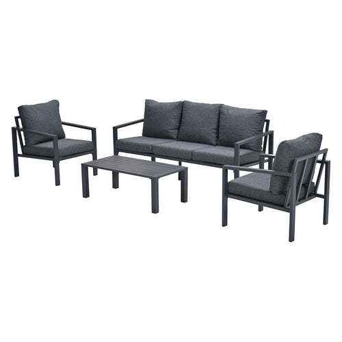 Springs loungeset - 4-dlg - carbon black - reflex black - vtwonen shop