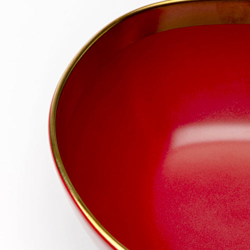 Kare Design Kommen Vibrations Ø19cm rood (4/set)