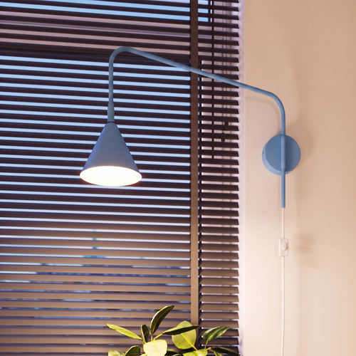 Sollux Lighting Wandlamp NOX lichtblauw - 14x61x30cm