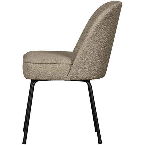 BePureHome eetkamerstoelen Vogue - Bouclé - Beige - Set van 2 - vtwonen shop