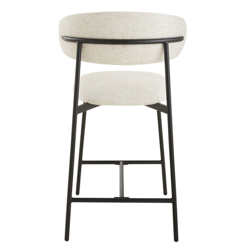 Calicosy - DRACO Set van 2 krukken - Grijs - 53x52x94 cm