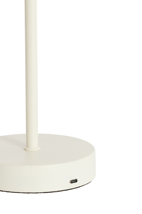 Light & Living tafellamp DINY - wit - Ø17x35cm - vtwonen shop