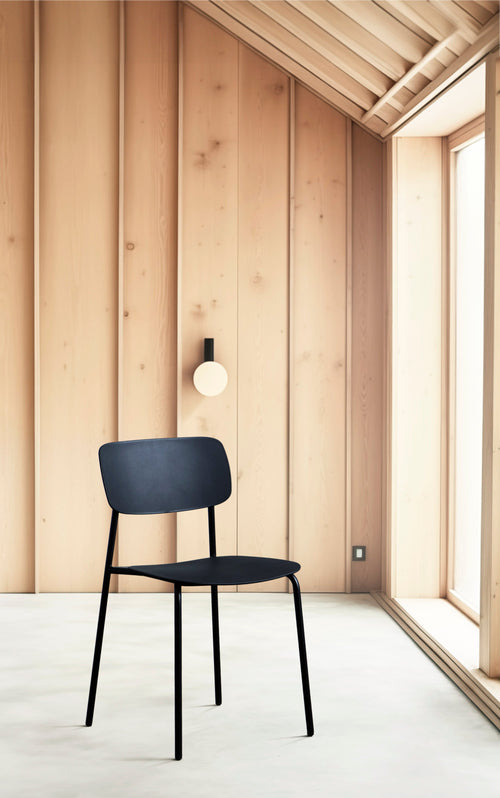 Rebellenclub Eetkamerstoel Strom - Set van 4 - Zwart - vtwonen shop