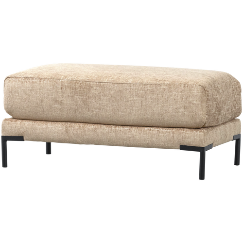 vtwonen poef Couple - Polyester - Naturel Melange - 44x50x100 - vtwonen shop