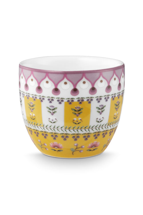 Pip Studio - Eierdopjes - Lily & Lotus - Moon Delight - Geel - 4,7 cm - Set van 6