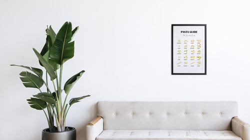 Zwarte lijst met kader 40x30 pastagids - vtwonen shop