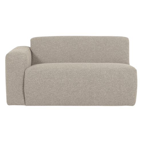 WOOOD 1,5-zits bank arm links Mojo Base - Bouclé - Beige - 74x145x97