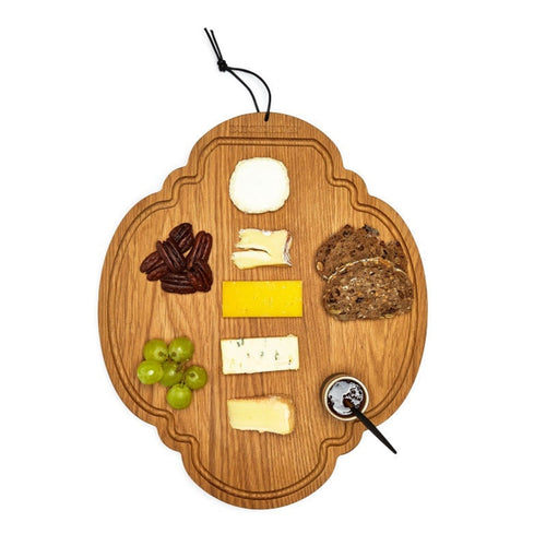 Dutchdeluxes Ontbijtbord Geolied Eik 23x27cm