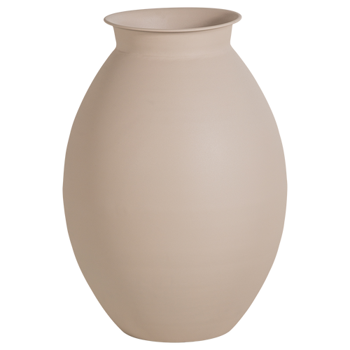 WOOOD vaas xxl Caro - Metaal - Zand - 70x50x50