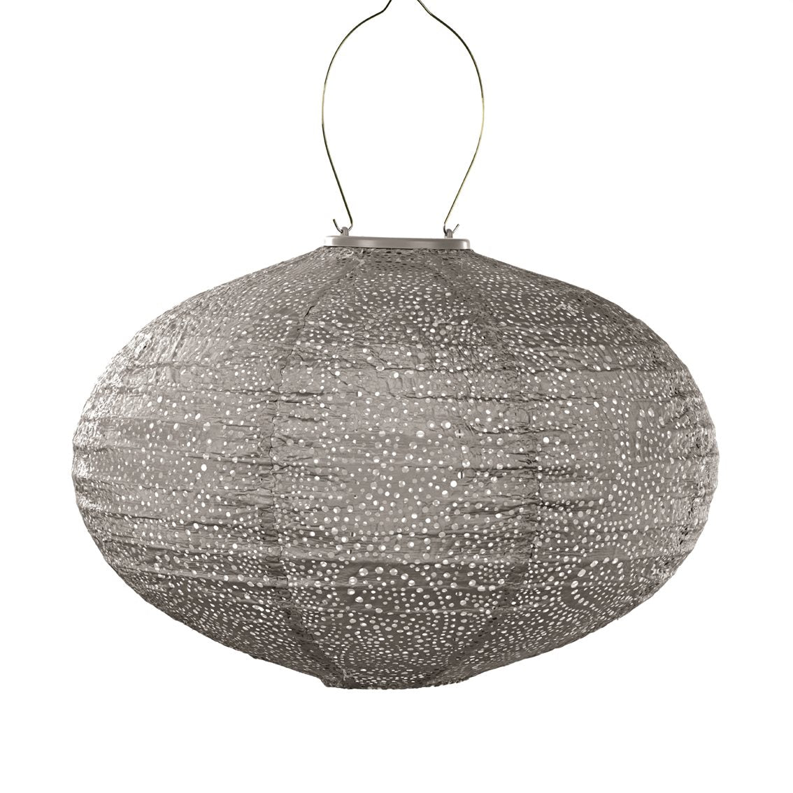 Lumiz solar lampion - taupe set - 3 stuks – vtwonen shop