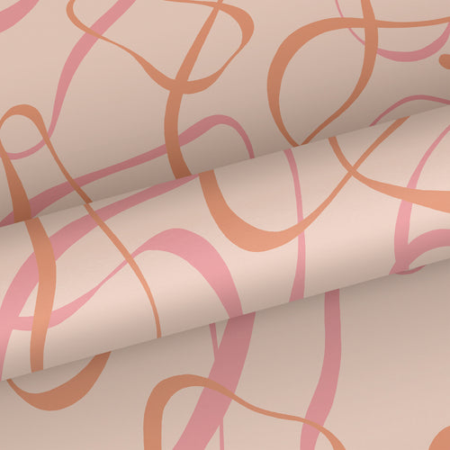 Sanders & Sanders behang figuratief motief zacht roze - 50 x 900 cm - 935276 - vtwonen shop