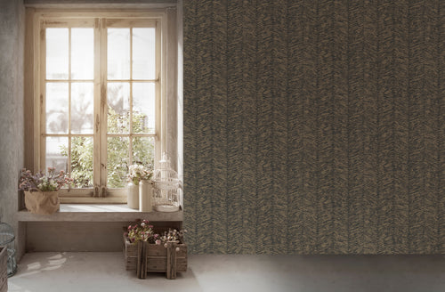 Livingwalls behang geometrische vormen grijs, bruin en grijs - 53 cm x 10.05 m - AS-386971