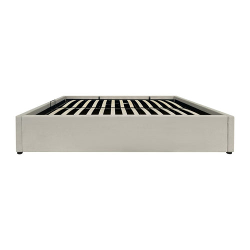 Calicosy - ROMY Opbergbed bekleed - Grijs - 152x204x36,5 cm