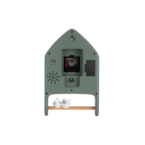 Karlsson wandklok Love Birds - groen - 7.1x20x32cm