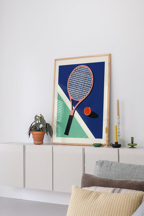 Rosi Feist - Tennis Club - PSTR studio Kunst Poster - vtwonen shop