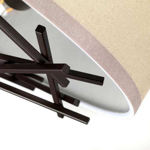 Taiko 3 Lichte Hanglamp Olde Brons