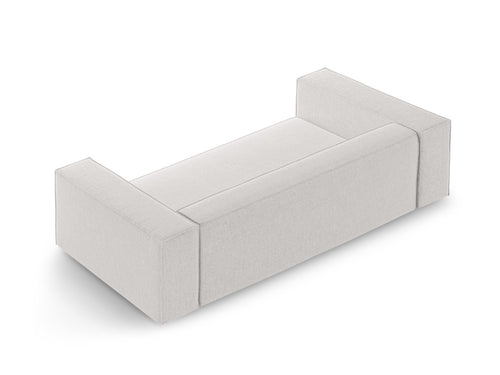 Cosmopolitan Design Bank Arendal 2-zits, chenille lichtgrijs - 102x180x70cm