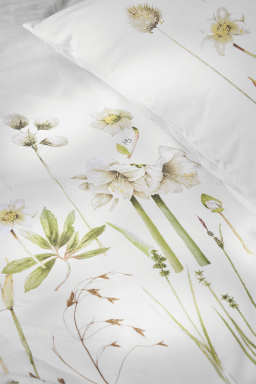 Marjolein Bastin  amaryllis - 200 x 200/220 cm - Wit - vtwonen shop