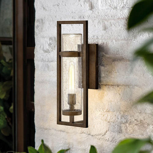 1-flammige Außenwandleuchte, brünierte Bronze, IP44