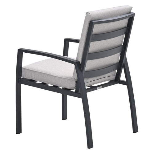 Garden Impressions Vasano dining fauteuil - carbon black - desert sand - vtwonen shop