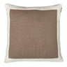 Malagoon kussen Poster - rustiek beige - 50x50cm 100% organisch katoen