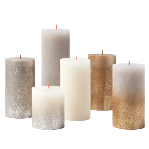 Bolsius rustieke kaarsen set - Holiday Sparkle - vtwonen shop