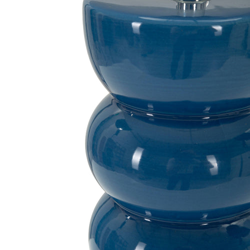 Mauro Ferretti tafellamp - Ø 25x46 cm - blauw/wit