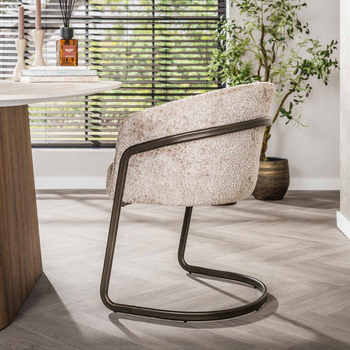 Giga Living Eetkamerstoel Sway - Zand - Set van 2