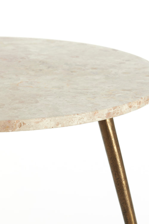 Light & Living bijzettafel ZECA - Ø67x37cm - grijs - vtwonen shop