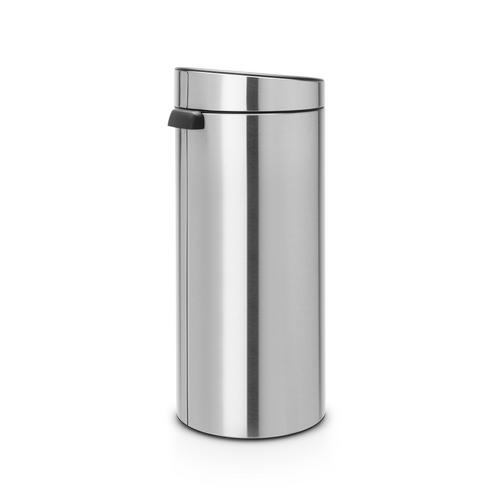 Brabantia Touch Bin New afvalemmer, 30 liter, kunststof binnenemmer - Matt Steel Fingerprint Proof