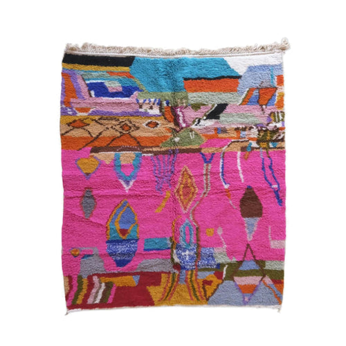 AFK Living vloerkleed Berber - handgemaakt - Wol - 218 x 260 cm