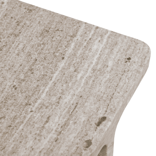 HYPPOLITE Bijzettafel van marmer - Beige - 31x38x46 cm