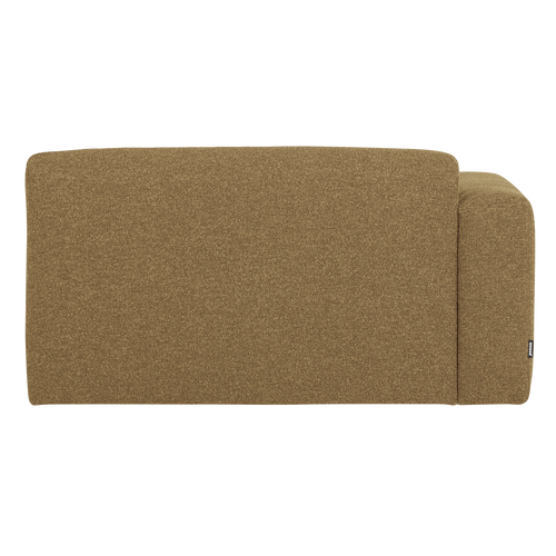 WOOOD 1,5-zits bank arm links Mojo Base - Bouclé - Geel/Bruin - 74x145x97