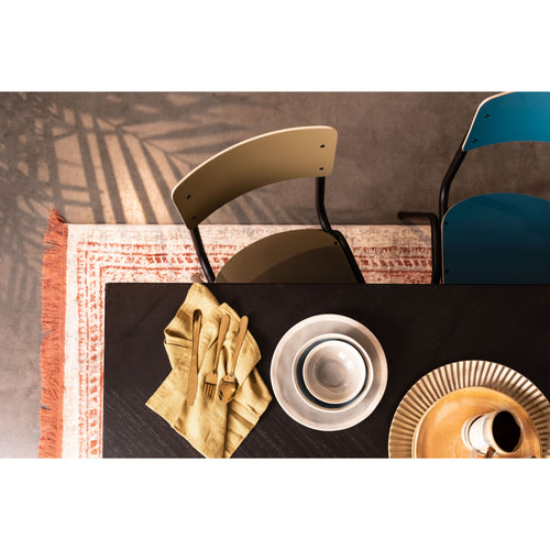 Zuiver Back To School Eetkamerstoelen  Mat Groen - Set van 4