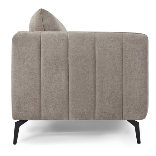 Furnhouse 3-zitsbank Selena - Taupe - Stof - 85x197x85