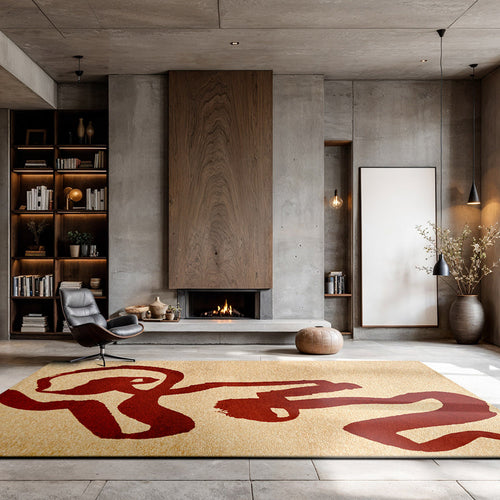 Louis De Poortere vloerkleed Imperial Red - rood - 140x200cm - vtwonen shop