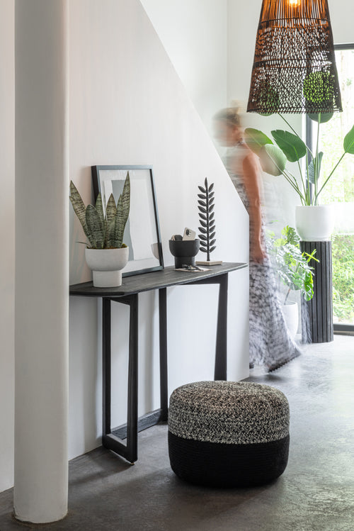 J-Line console Maty Exotiek - hout - zwart - vtwonen shop