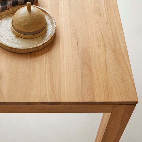 Tikamoon Massief teakhouten tafel voor 2/4 personen - Naturel - vtwonen shop