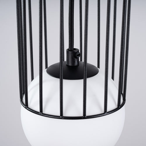 Sollux Lighting Hanglamp BRINA 1 zwart - 12x12x115cm